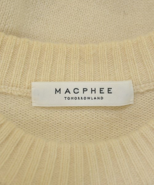 MACPHEE（マカフィー）ニット・セーター 白 サイズ:S レディース/2200680595058