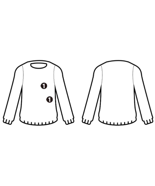 MACPHEE（マカフィー）カーディガン ピンク サイズ:S レディース/2200680595102