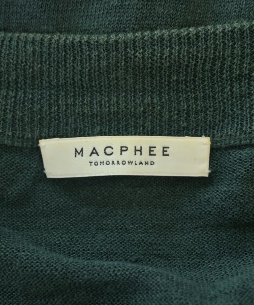 MACPHEE（マカフィー）カーディガン 緑 サイズ:S レディース/2200682737067
