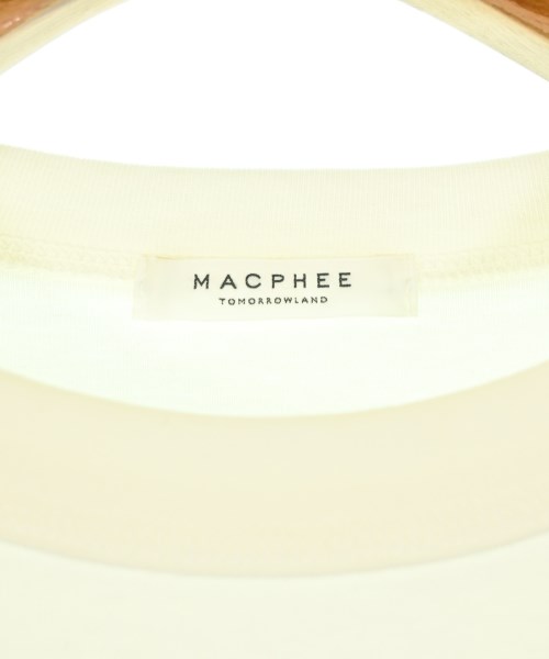 MACPHEE（マカフィー）Tシャツ・カットソー 白 サイズ:S レディース/2200681051058