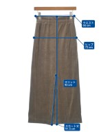 MACPHEE（マカフィー）ロング・マキシ丈スカート 茶 サイズ:36(M位) レディース/2200683268034