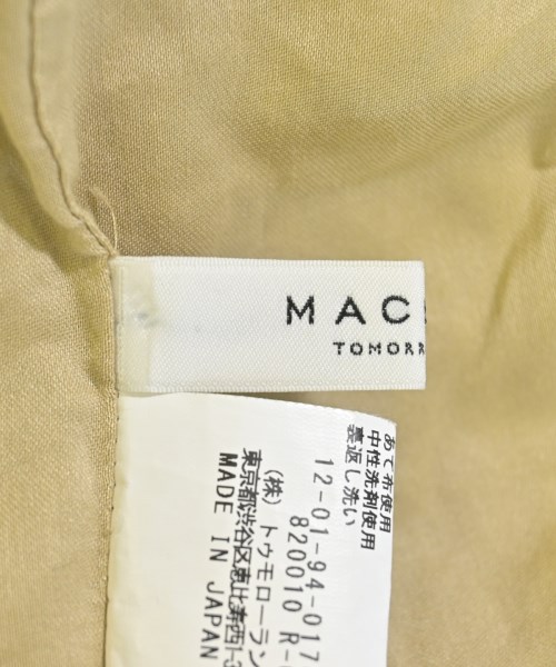 MACPHEE（マカフィー）カジュアルシャツ ベージュ サイズ:36(M位) レディース/2200684130064