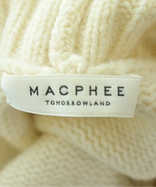 MACPHEE（マカフィー）ニット・セーター 白 サイズ:S レディース/2200688700010