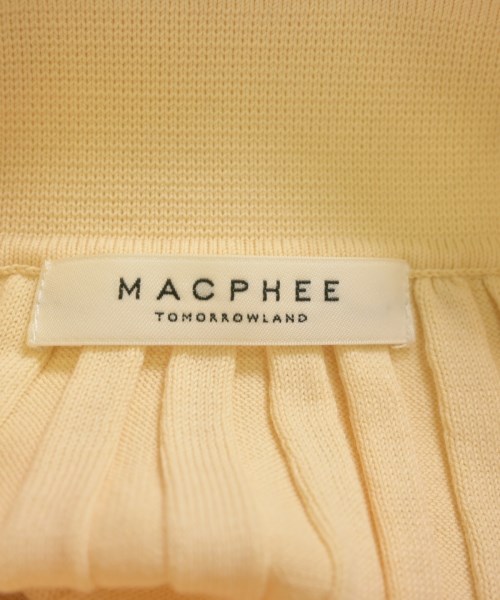 MACPHEE（マカフィー）ニット・セーター 黄 サイズ:S レディース/2200681965119