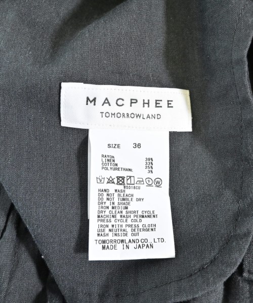 MACPHEE（マカフィー）スラックス グレー サイズ:36(M位) レディース/2200689073076