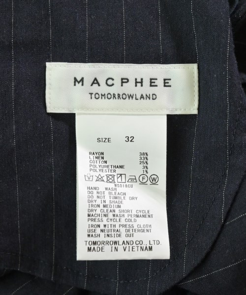 MACPHEE（マカフィー）その他 紺 サイズ:32(XS位) レディース/2200684247076