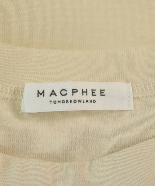 MACPHEE（マカフィー）Tシャツ・カットソー ベージュ サイズ:S レディース/2200689391026