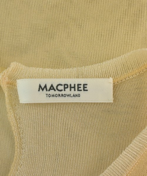 MACPHEE（マカフィー）ニット・セーター 黄 サイズ:S レディース/2200685628294