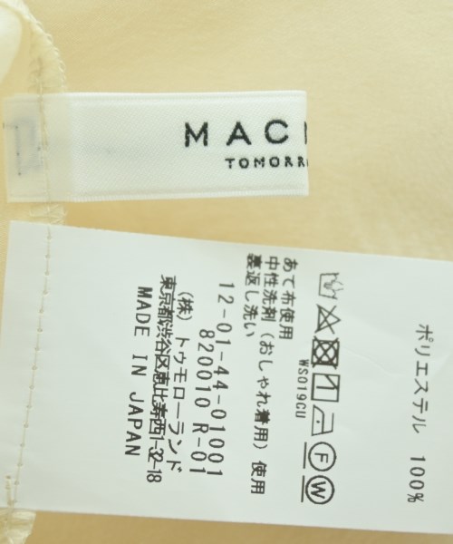 MACPHEE（マカフィー）カジュアルシャツ 白 サイズ:36(M位) レディース/2200689446146