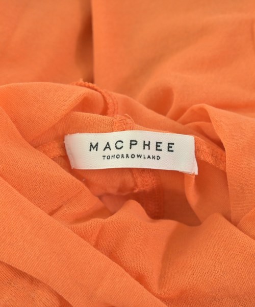 MACPHEE（マカフィー）Tシャツ・カットソー オレンジ サイズ:S レディース/2200684186078