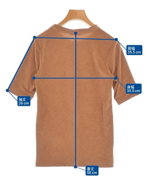 MACPHEE（マカフィー）Tシャツ・カットソー 茶 サイズ:S レディース/2200683123043
