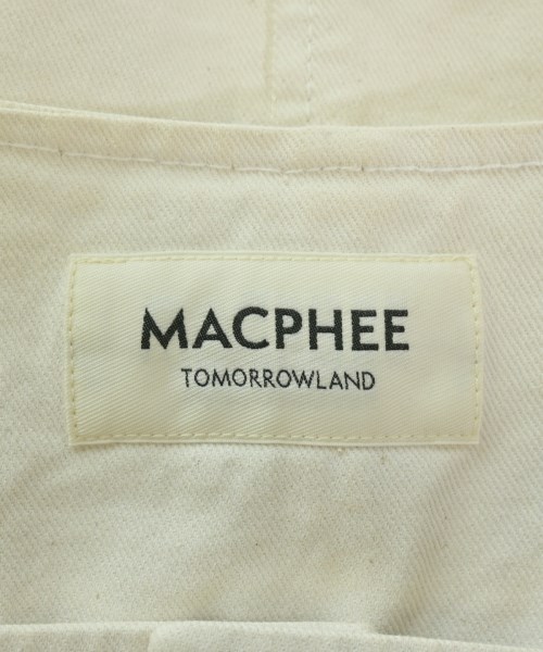 MACPHEE（マカフィー）ベスト 白 サイズ:36(M位) レディース/2200690292039