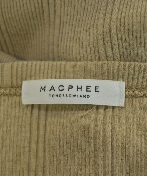 MACPHEE（マカフィー）Tシャツ・カットソー ベージュ サイズ:S レディース/2200686265030