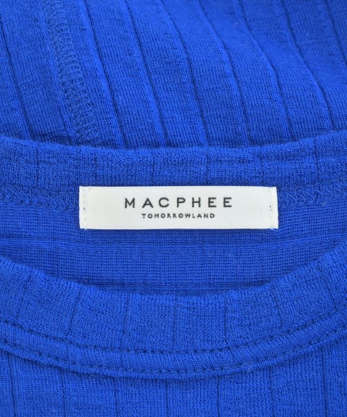 MACPHEE（マカフィー）ニット・セーター 青 サイズ:S レディース/2200691026053