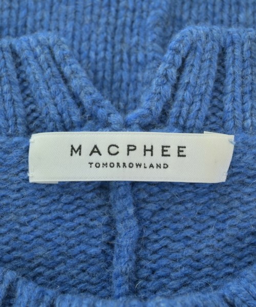 MACPHEE（マカフィー）ニット・セーター 青 サイズ:S レディース/2200685333020