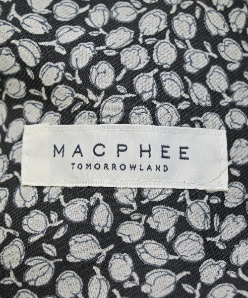 MACPHEE（マカフィー）カジュアルシャツ 黒 サイズ:36(M位) レディース/2200686937029