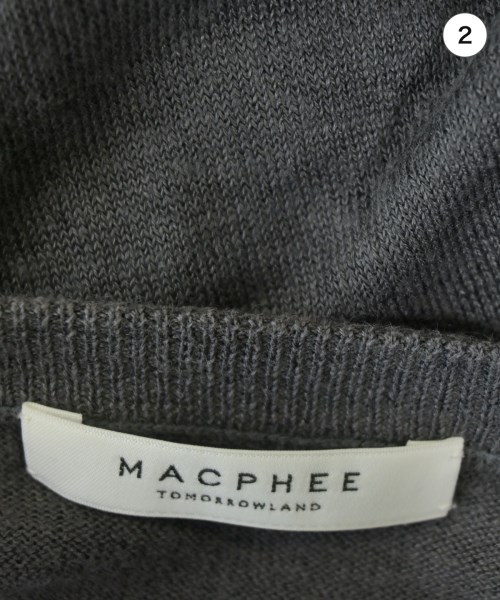 MACPHEE（マカフィー）ニット・セーター グレー サイズ:S レディース/2200690928099