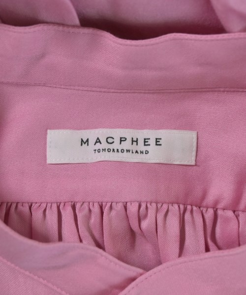 MACPHEE（マカフィー）ブラウス ピンク サイズ:36(M位) レディース/2200691617039