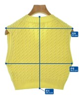 MACPHEE（マカフィー）ベスト 黄 サイズ:S レディース/2200684054148