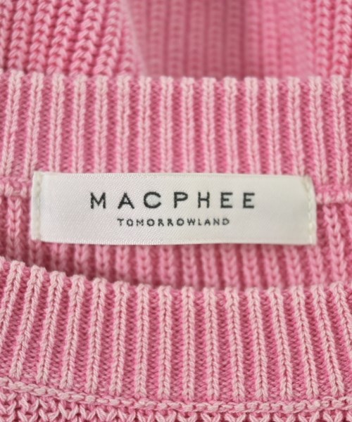 MACPHEE（マカフィー）ニット・セーター ピンク サイズ:S レディース/2200684054162