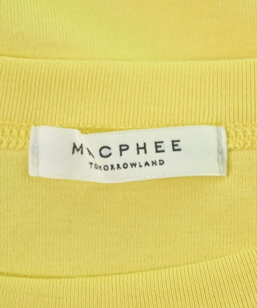 MACPHEE（マカフィー）Tシャツ・カットソー 黄 サイズ:S レディース/2200684054261