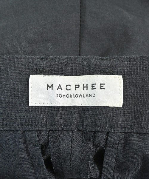MACPHEE（マカフィー）スラックス 黒 サイズ:34(S位) レディース/2200690271027