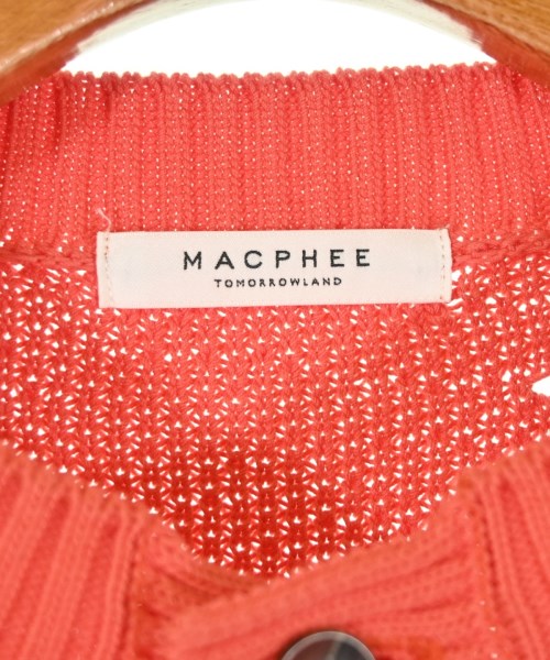 MACPHEE（マカフィー）カーディガン 赤 サイズ:S レディース/2200692708019