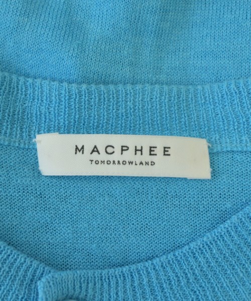 MACPHEE（マカフィー）カーディガン 青 サイズ:S レディース/2200689253041