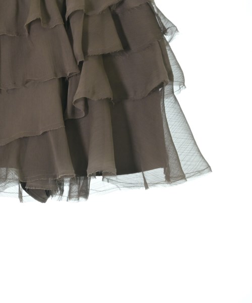 NICE CLAUP（ナイス　クラップ）ミニスカート 茶 サイズ:F レディース/2200633657031