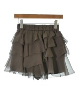 NICE CLAUP（ナイス　クラップ）ミニスカート 茶 サイズ:F レディース/2200633657031