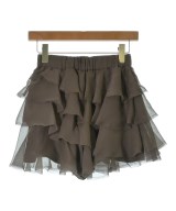 NICE CLAUP（ナイス　クラップ）ミニスカート 茶 サイズ:F レディース/2200633657031