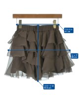 NICE CLAUP（ナイス　クラップ）ミニスカート 茶 サイズ:F レディース/2200633657031