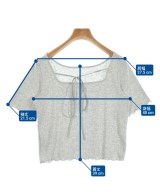 NICE CLAUP（ナイス　クラップ）Tシャツ・カットソー グレー サイズ:-(M位) レディース/2200618314027