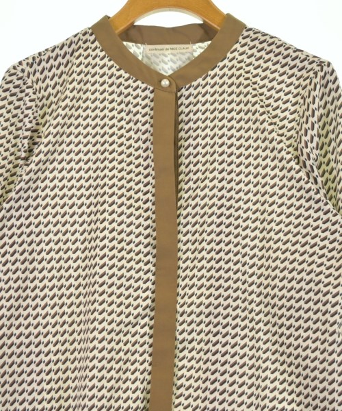 NICE CLAUP（ナイス　クラップ）ブラウス ベージュ サイズ:F レディース/2200610851032