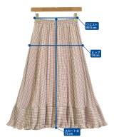 NICE CLAUP（ナイス　クラップ）ロング・マキシ丈スカート 茶 サイズ:F レディース/2200611891013