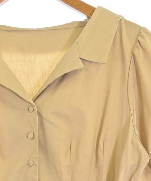 NICE CLAUP（ナイス　クラップ）シャツワンピース ベージュ サイズ:F レディース/2200673006028