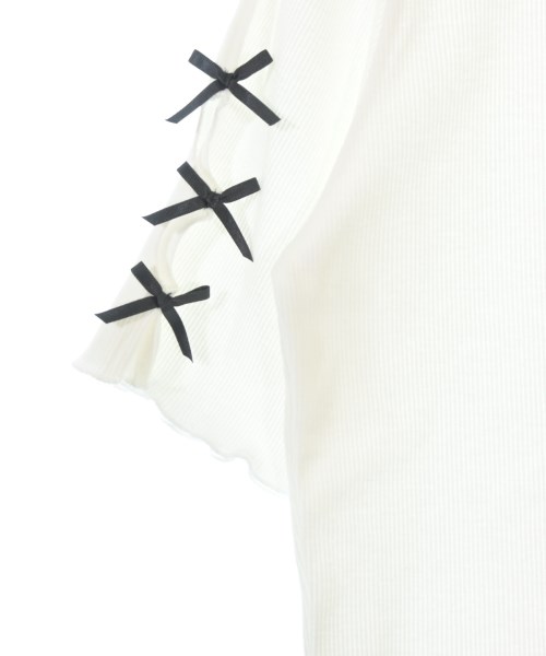 NICE CLAUP（ナイス　クラップ）Tシャツ・カットソー 白 サイズ:F レディース/2200679081036