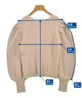 NICE CLAUP（ナイス　クラップ）ニット・セーター ベージュ サイズ:-(M位) レディース/2200660665023