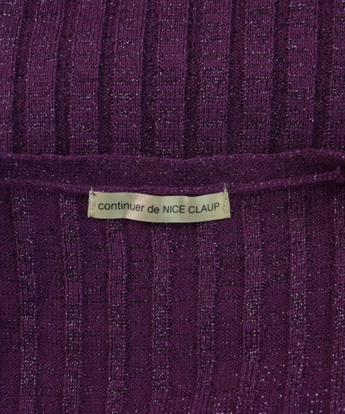 NICE CLAUP（ナイス　クラップ）カーディガン 紫 サイズ:F レディース/2200653228013