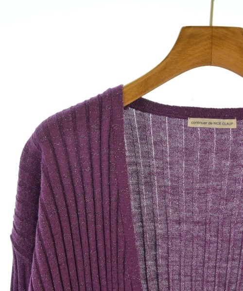 NICE CLAUP（ナイス　クラップ）カーディガン 紫 サイズ:F レディース/2200653228013