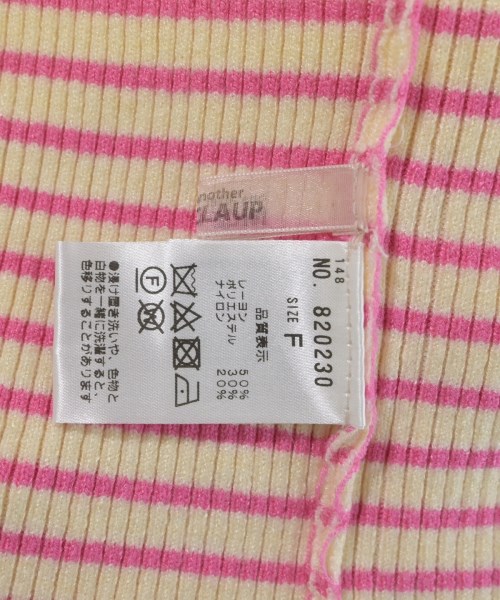 NICE CLAUP（ナイス　クラップ）ニット・セーター ピンク サイズ:F レディース/2200671032074