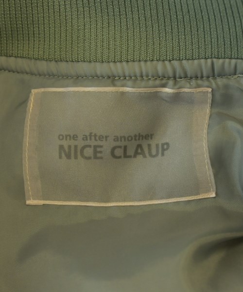 NICE CLAUP（ナイス　クラップ）ミリタリーブルゾン カーキ サイズ:F レディース/2200727812070