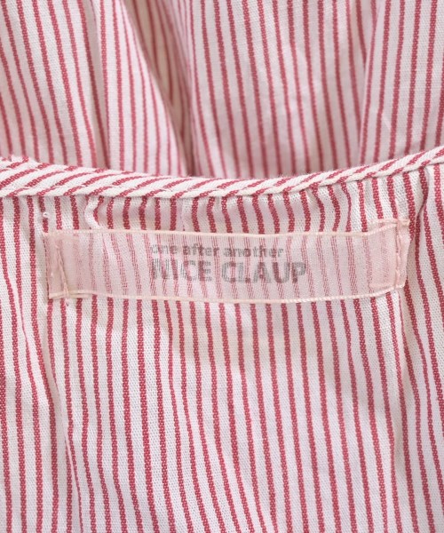 NICE CLAUP（ナイス　クラップ）ブラウス 赤 サイズ:F レディース/2200675354172
