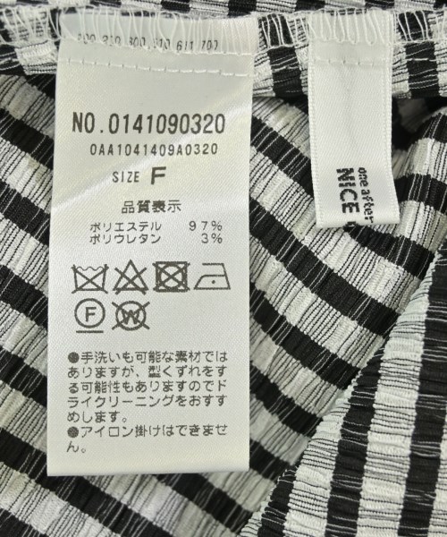 NICE CLAUP（ナイス　クラップ）ワンピース 黒 サイズ:F レディース/2200691516073