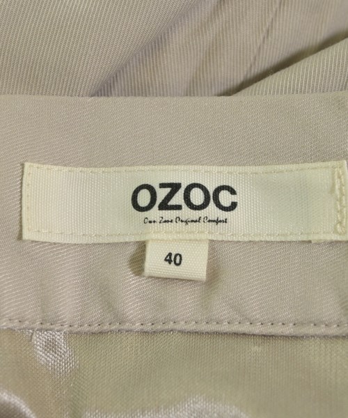O.Z.O.C（オゾック）ひざ丈スカート ベージュ サイズ:40(M位) レディース/2200606379069