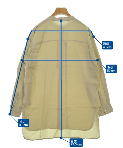 O.Z.O.C（オゾック）カジュアルシャツ ベージュ サイズ:38(M位) レディース/2200638332087