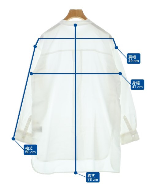 O.Z.O.C（オゾック）カジュアルシャツ 白 サイズ:38(M位) レディース/2200638332100