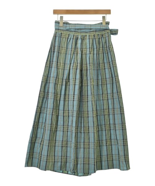 INED（イネド）ロング・マキシ丈スカート 青 サイズ:9(M位) レディース/2200639391069