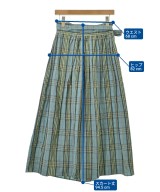 INED（イネド）ロング・マキシ丈スカート 青 サイズ:9(M位) レディース/2200639391069