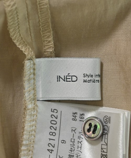 INED（イネド）ブラウス ベージュ サイズ:9(M位) レディース/2200625888085